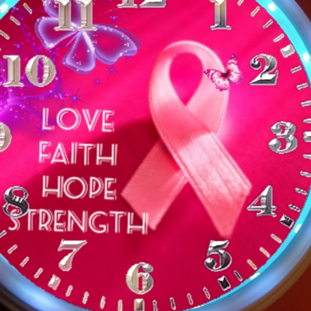 Pink clock
